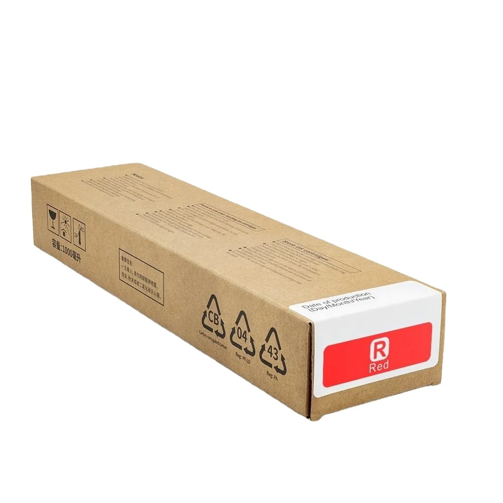 RISO EX Ink レッド S-6796 1000ml/PC S-6796 Compatible Ink Cartridge Red With Chip for