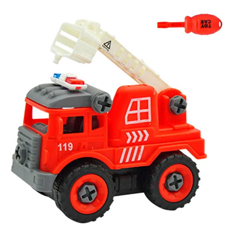 Custom Factory Direct Cheap Price Funny Educational Build Block Bricks DIY Toys Assemble Construction Truck Car for Kid