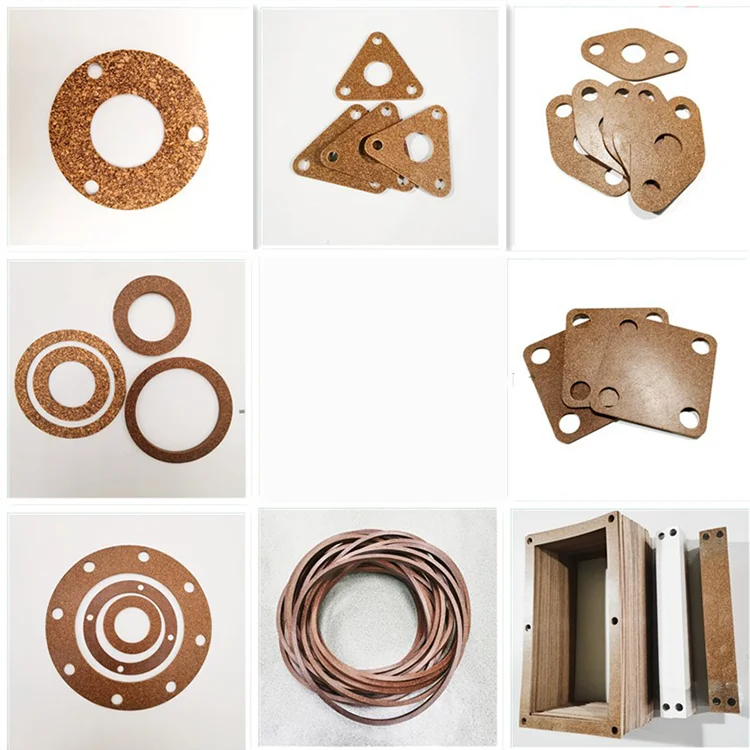 Customize High Temperature Resistant Rubber Gasket Irregularities Hardware Cork Gasket