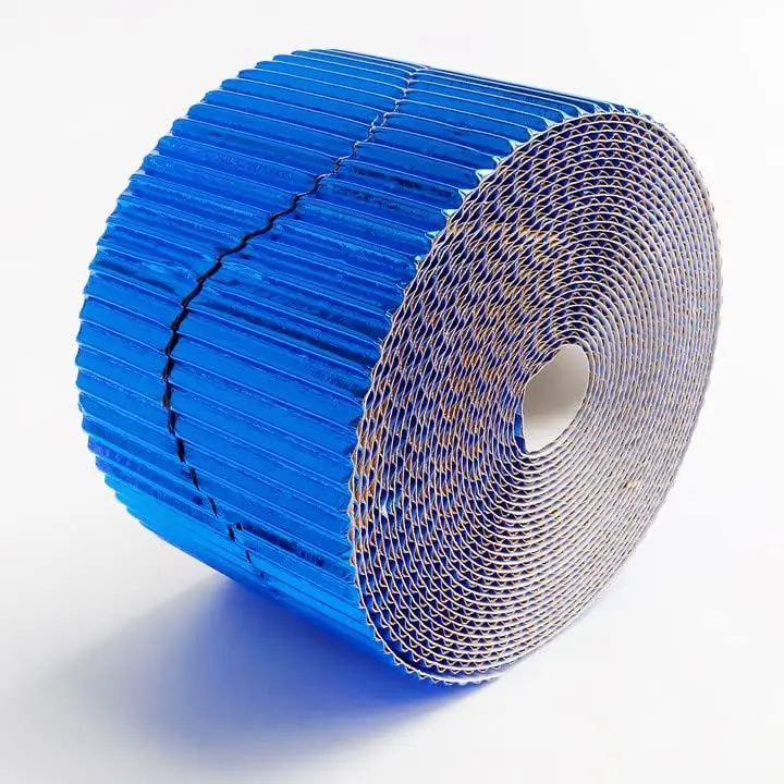 Fade Resistant Corrugated Display Borders Roll Paper for Crafts Scalloped Edge Border Rolls