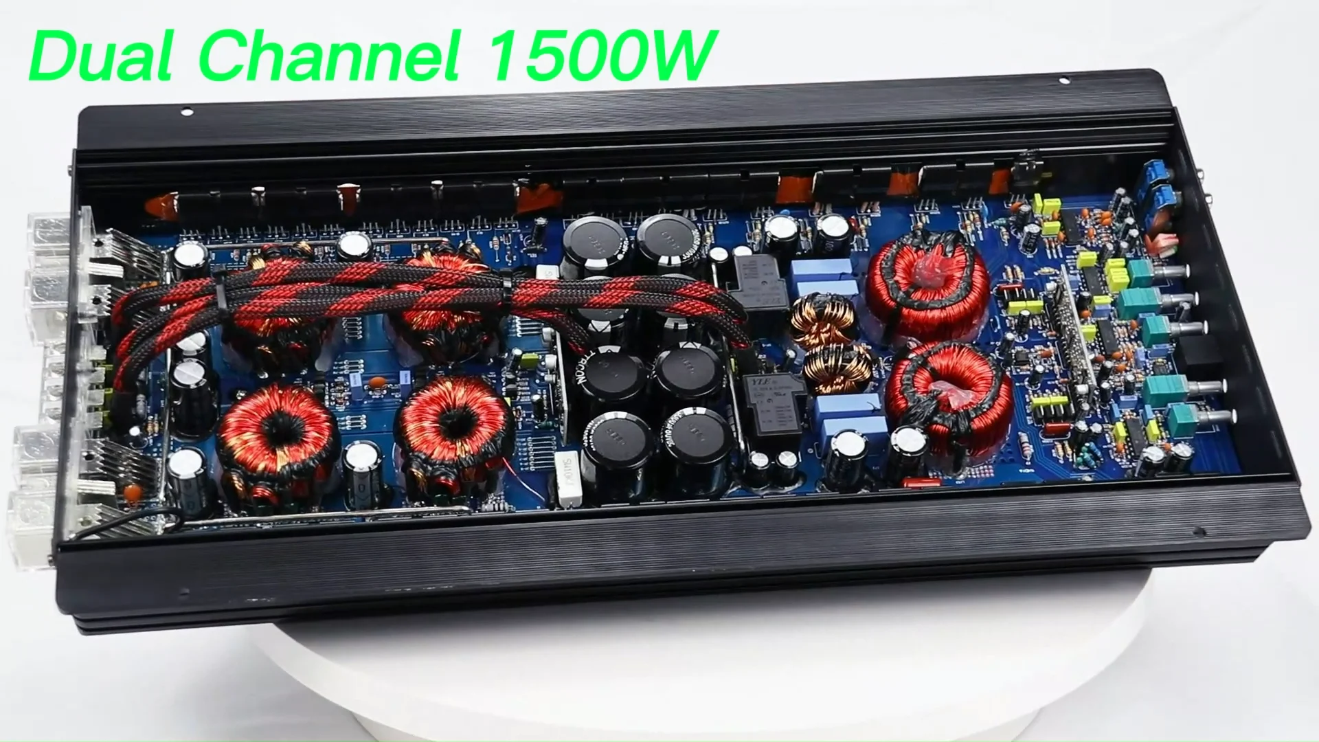 Factory Direct High Power Class D Dual Channel Rms 3000 Watts Car Amp