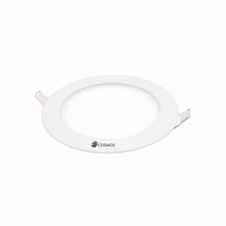cheap price 85-265v indoor flat ceiling 6w recessed round led panel light