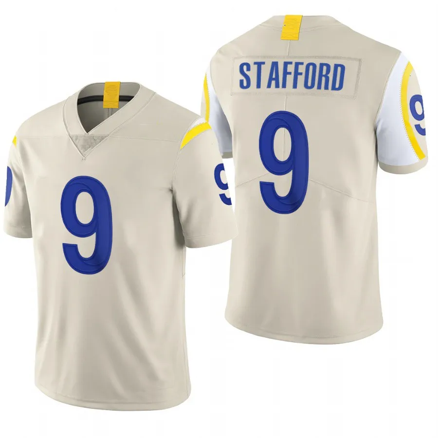 Wholesale Men Women Youth 9 matthew stafford 10 cooper kupp aaron 99 donald  vapor football jersey stitched From m.