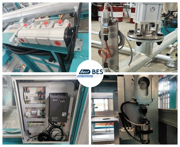Automatic EPS Foam Injection Molding Styrofoam Machine for Container Fish Ice Cooler Vegetable Box Making Production Line