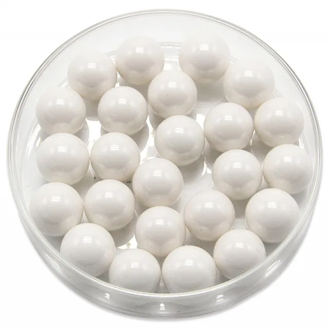 Custom Size Zirconium Oxide Ceramic Balls Solid Balls For Grinding