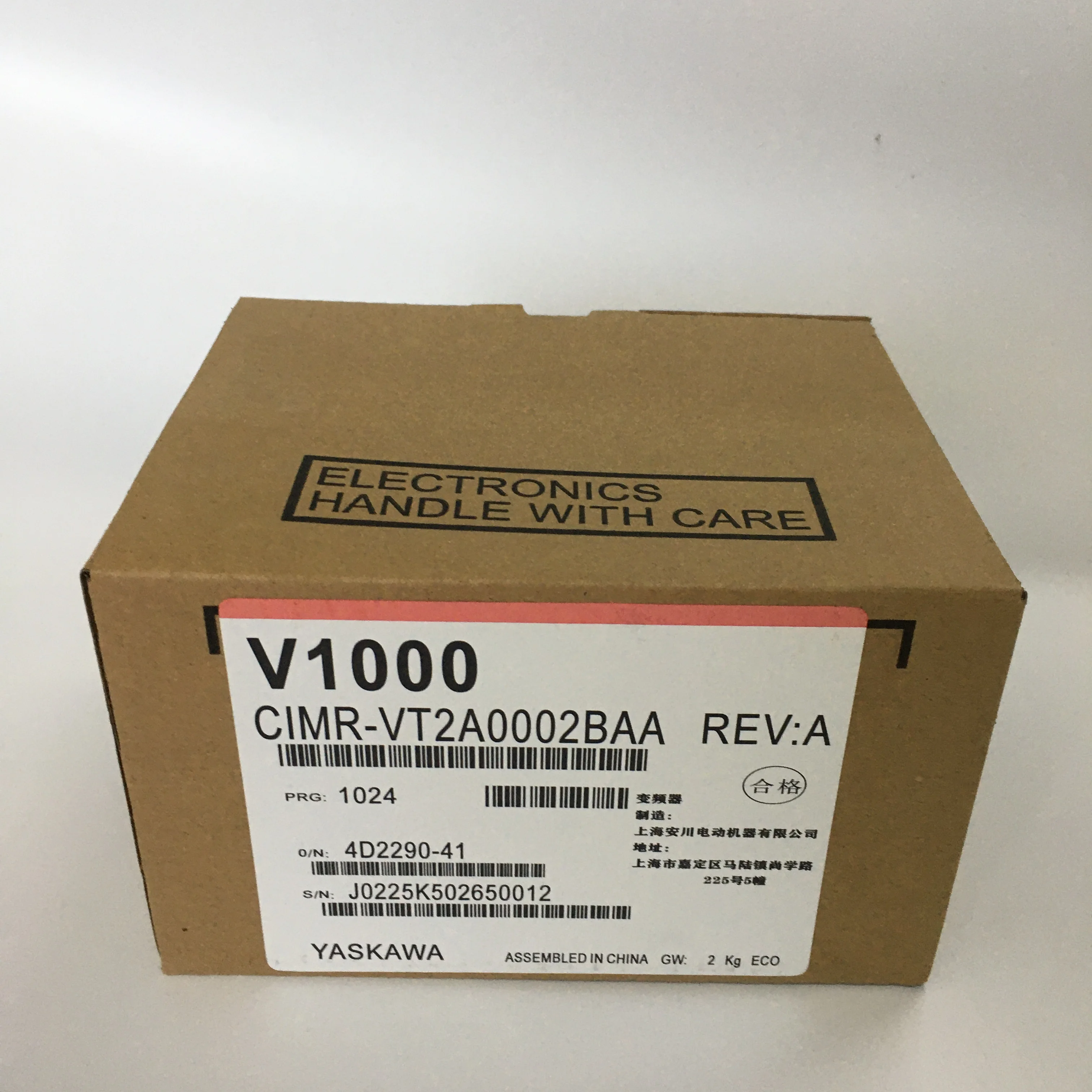 YASKAWA AC Drive Inverter CIMR-VT2A0002BAA