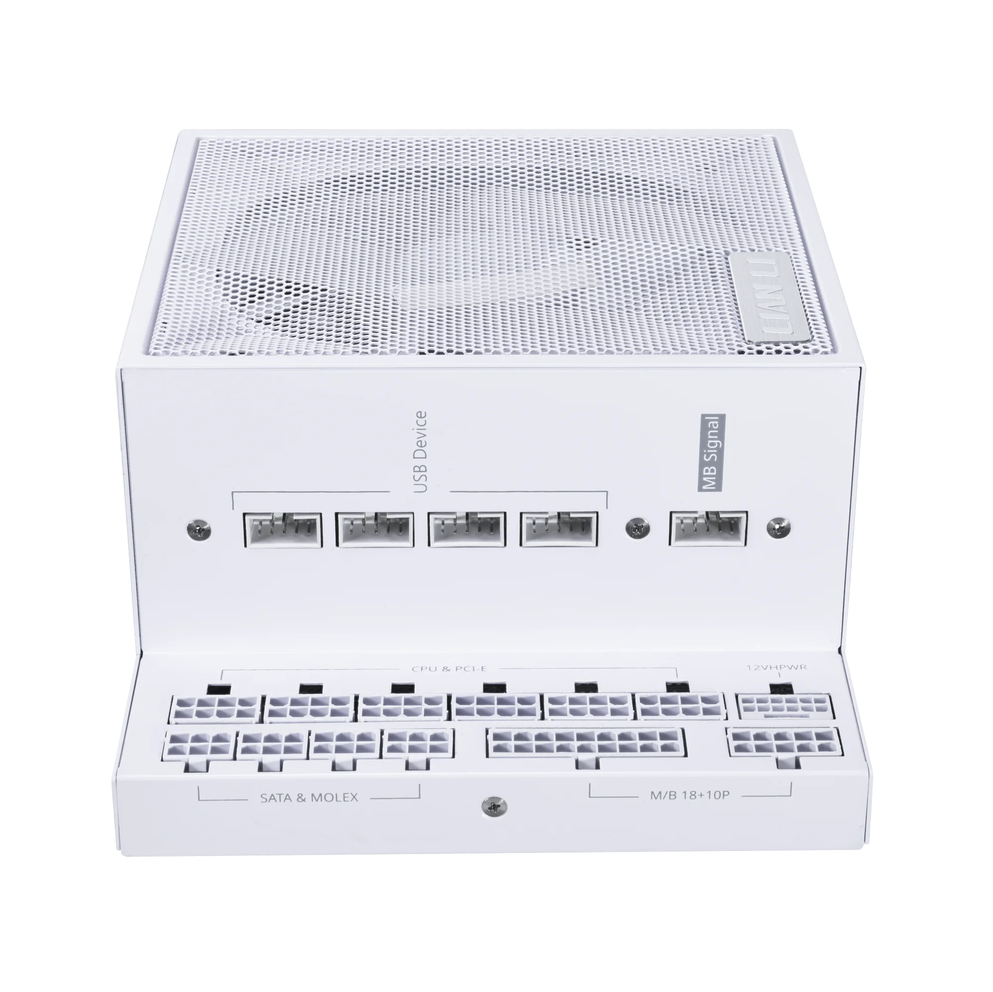 Lianli Edge1300 Белый L-образный Платиновый полностью модульный
