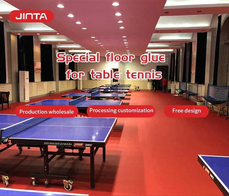 Jinta Indoor Antislip Indoor Floor Pingpong Gym Table Tennis Court