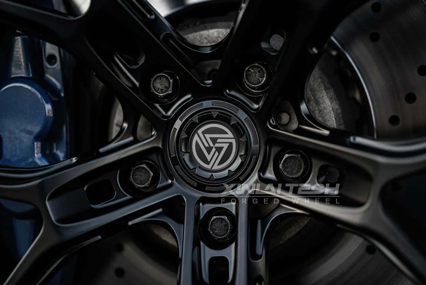 XL 1 Piece Monoblock Matte Black Deep Concave Forged Wheel 5x114.3 5x120 5x112 5x114.3 18 19 20 21 22 23 Inch Car Alloy Rim - Image 3
