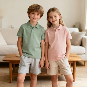 OEM ODM Baby Clothes Towelling Polo Shirt & Shorts Outfit Baby Boys Clothing Sets Summer Children Poloshirts Shorts Sets