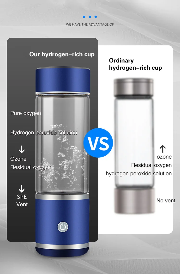 Where Can I Buy Hydrogen Water 430ml Hydrogen Water Bottle Generator Alkaline Water Ionizer 1400