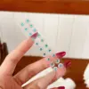 5 piccoli cerotti per agopunti auricolari con diamante blu - 20 cerotti