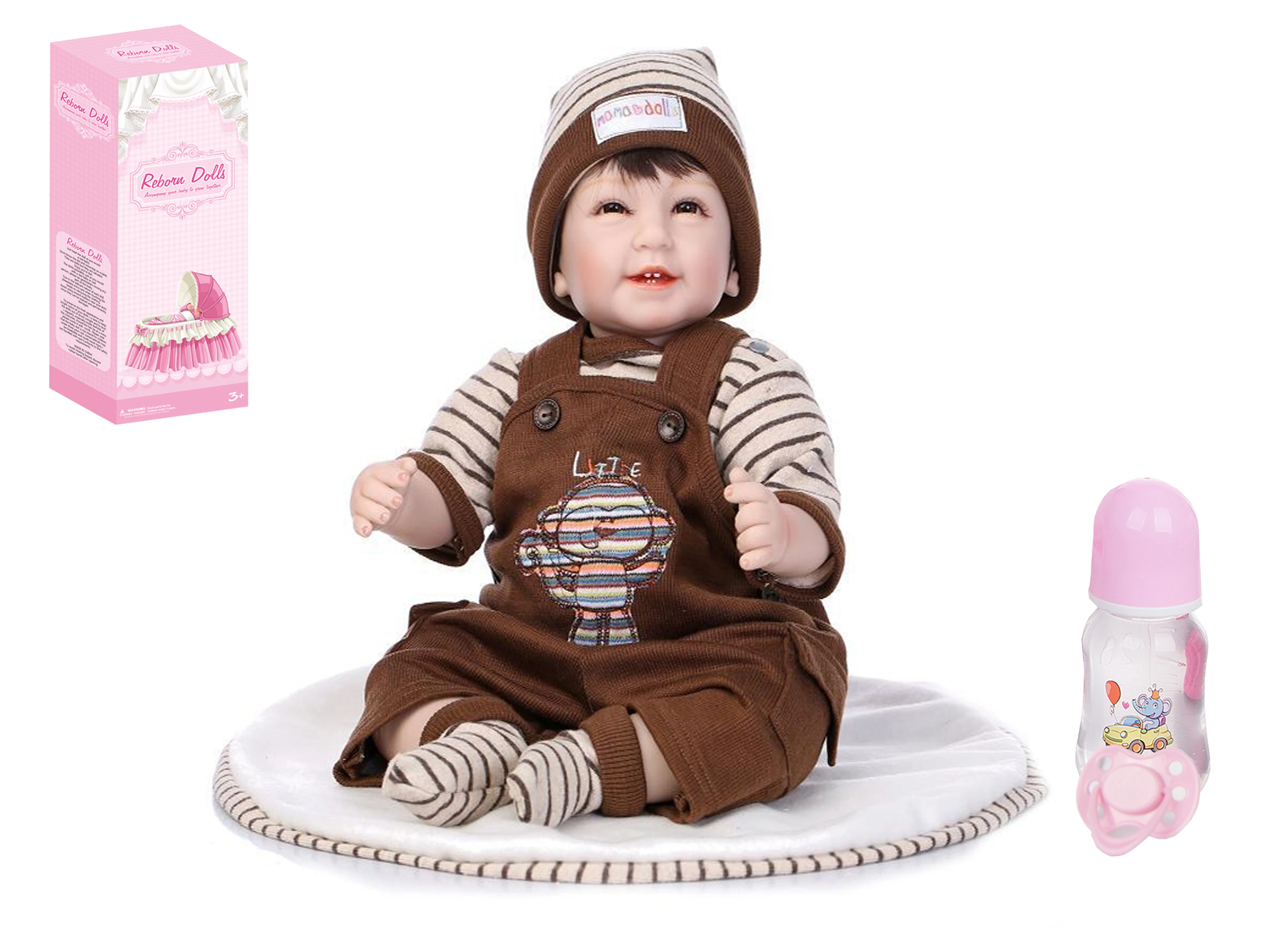 New 55cm Silicone Reborn Baby Doll Lifelike Soft Cloth Body Newborn  Sleeping Bebe Birthday Gift Boy Doll Toys| Alibaba.com