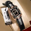 785 Rose Gold Black Belt