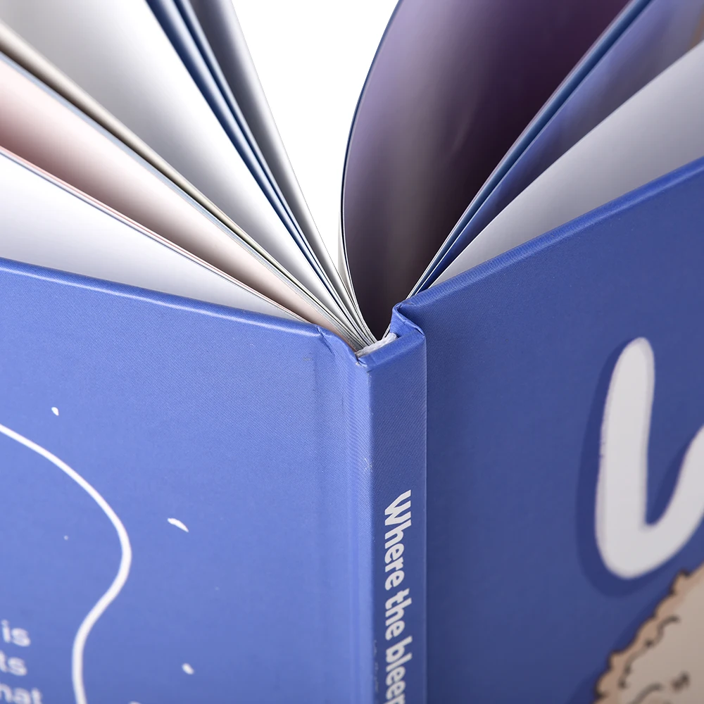 Custom Hardcover Children's Books Printing and Binding Service Cardboard Cover Cardboard Offset Board Book Printing Personalized
