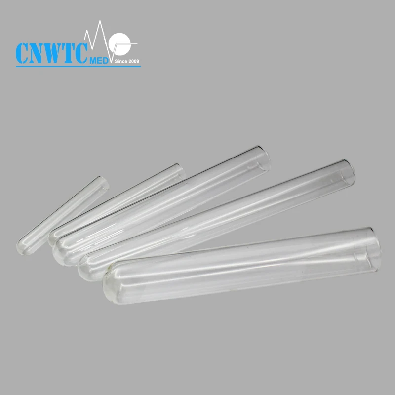 Borosil Quartz test Tube with Rim Flat Bottom test Tubes