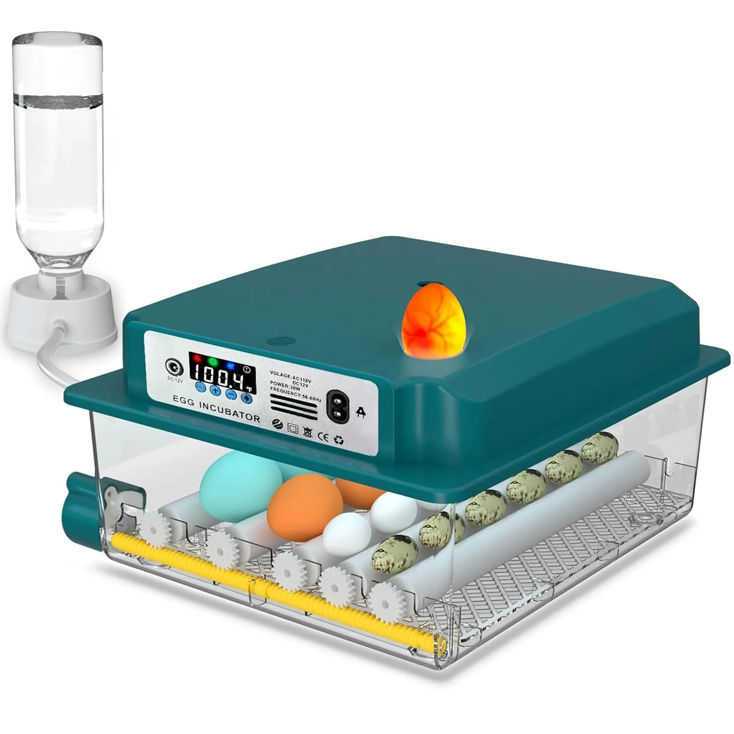 New Upgrade Dc Ac Power Mini Incubator 6 9 12 16 Eggs Incubator Kit for Sale in Uk
