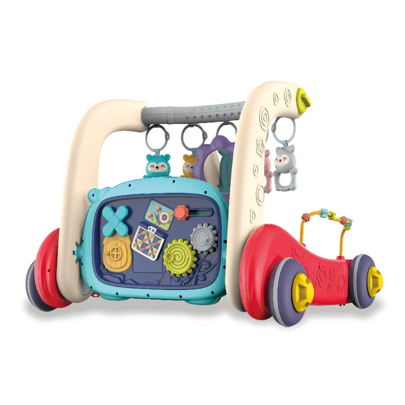 Factory Multifunction 3 In 1 Baby Music Walker Educational Learning Toys Trolley Play Mats Push