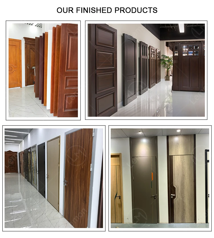 First Class Mdf Solid Wood Internal Doors Top Quality Melamine Hotel