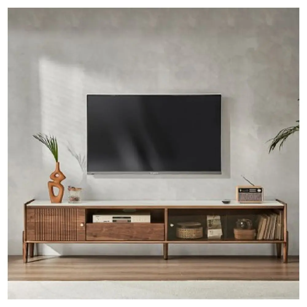 Prima Cheap Table TV Stand Set Modern Living High Gloss Room Bedroom Simple TV Cabinet Combination
