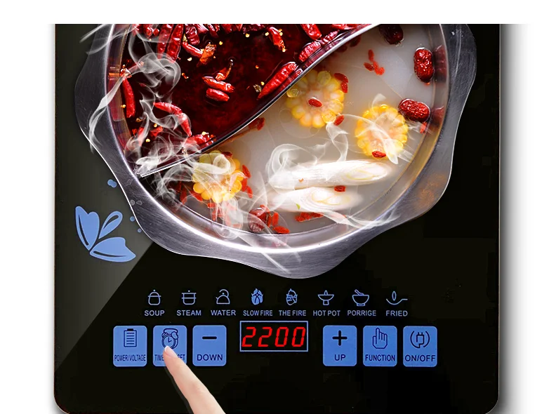 Hot Sell 2000w Electric Portable Cooktop Induction Burner Digital