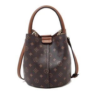 2026 Wholesale pu leather bag handbag women's retro shoulder bag bucket handbag Crossbody bag