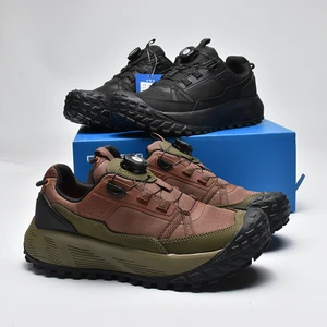 High-End Unisex Genuine Leather Hiking Shoes EVA Midsole Rubber Outsole Non-Slip Shock-Absorbing Water-Repellent Autumn Outdoor