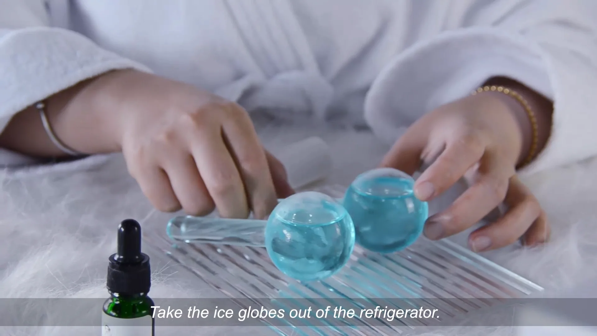 Stronger Glass Cold Face Massage Facial Ice Globes Buy Ice Globes