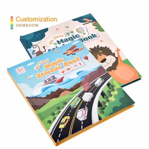 Wholesale Educational Toy Magic Sticker Pad Book Toys for Kids Toddlers Boys Girls Fun Coloring Activity Busy Book Quiet Book