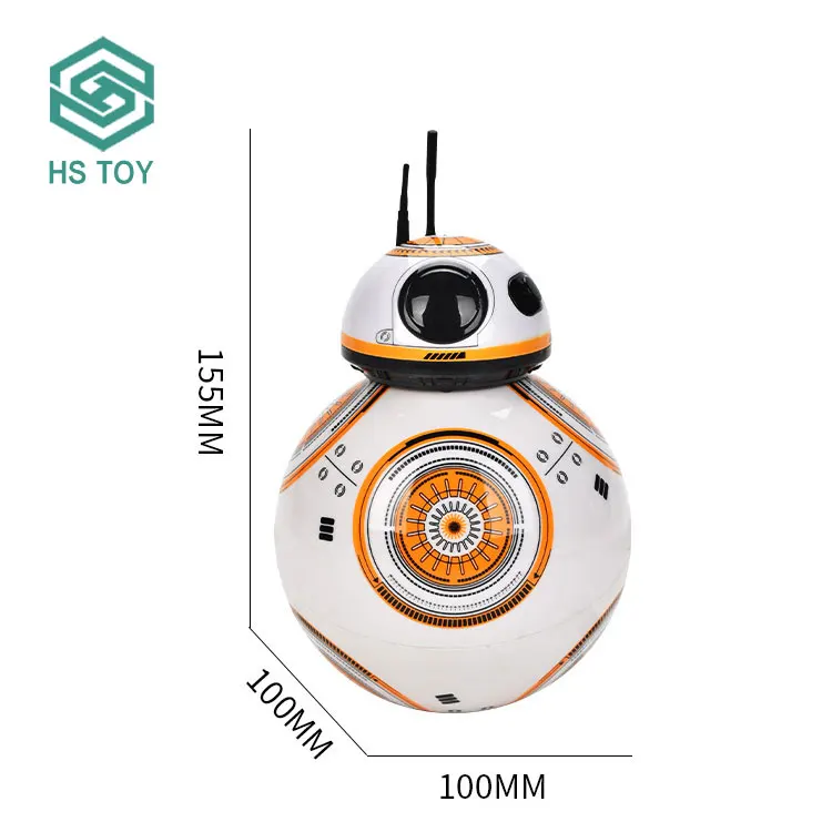 HS 2.4GHz Rolling Walk Remote Control Electric BB Ball Toy Smart Spherical Robots Cozmo Model With Battery Include