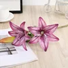 Two-flowered short stem-purple