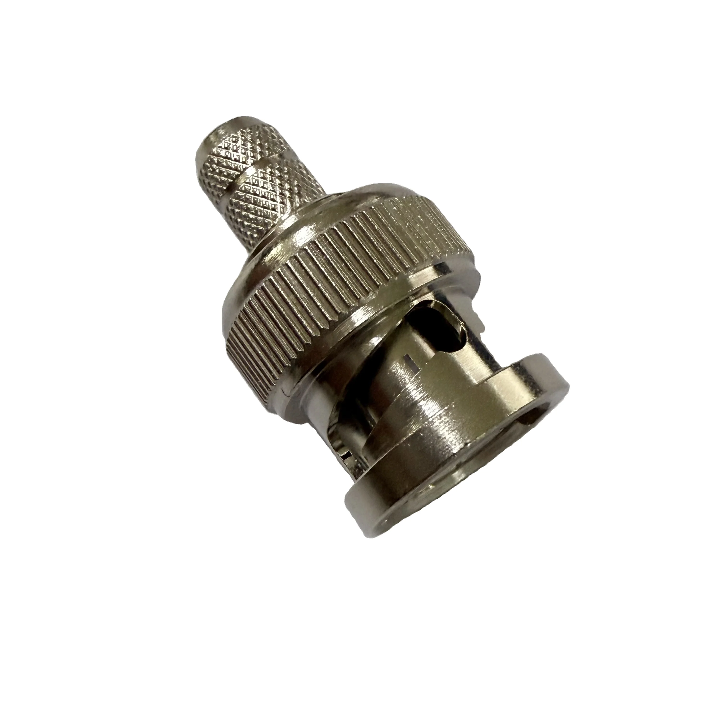 Hot Selling 50ohm BNC-C-J4 Connector Brass Male BNC Connector for RG59 and 240