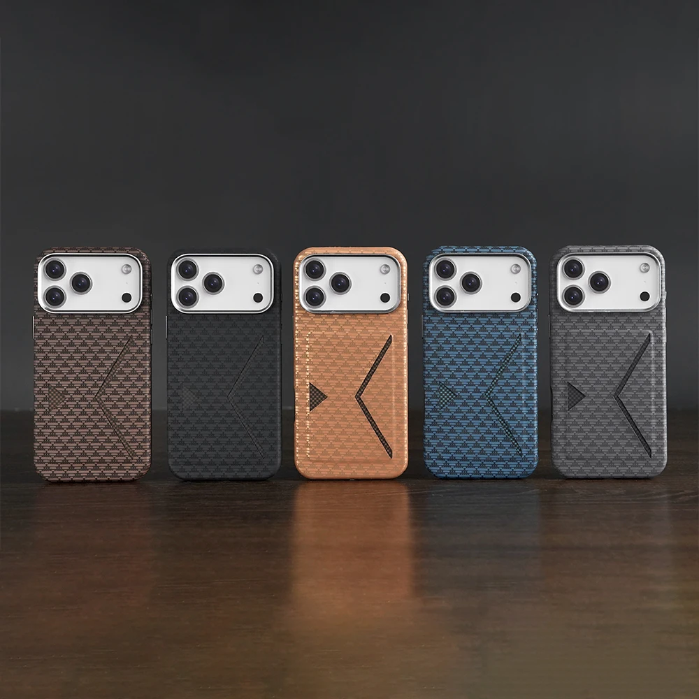 Triangular Stitching Color Phone Case Cover for iPhone 12 13 14 15 16 17 Pro Max Phone Case with Card Holder