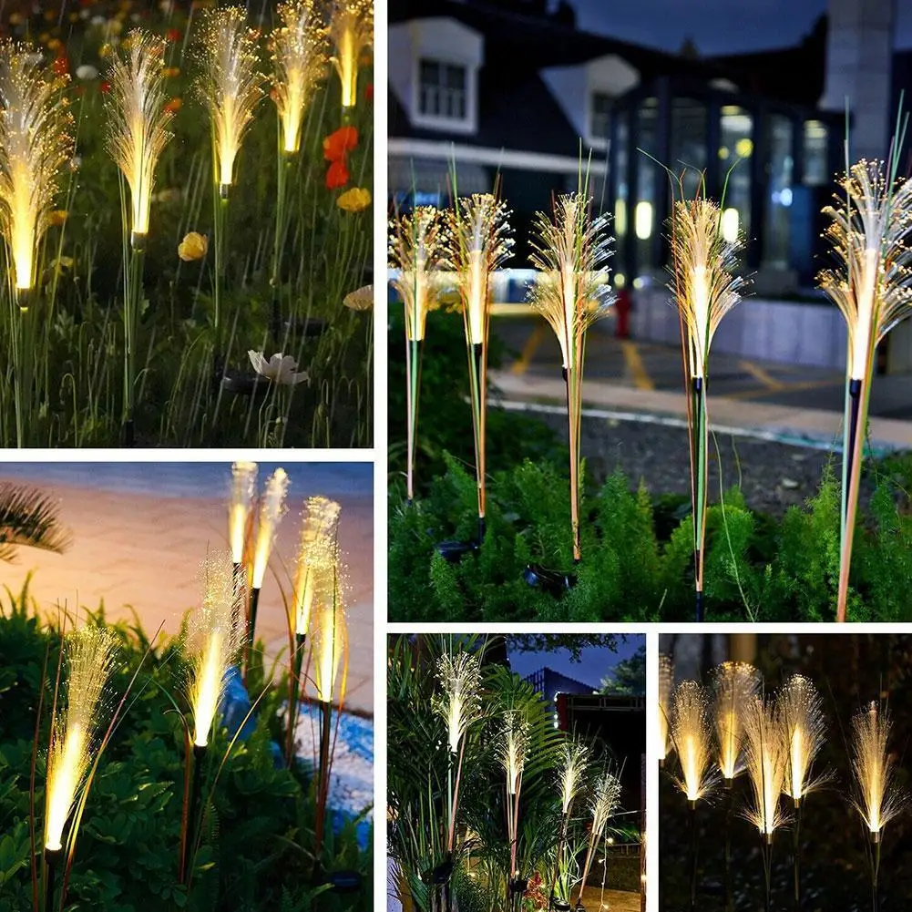 Christmas Decorations Led Solar Fairy Reed Lights Solar Garden Stake ...