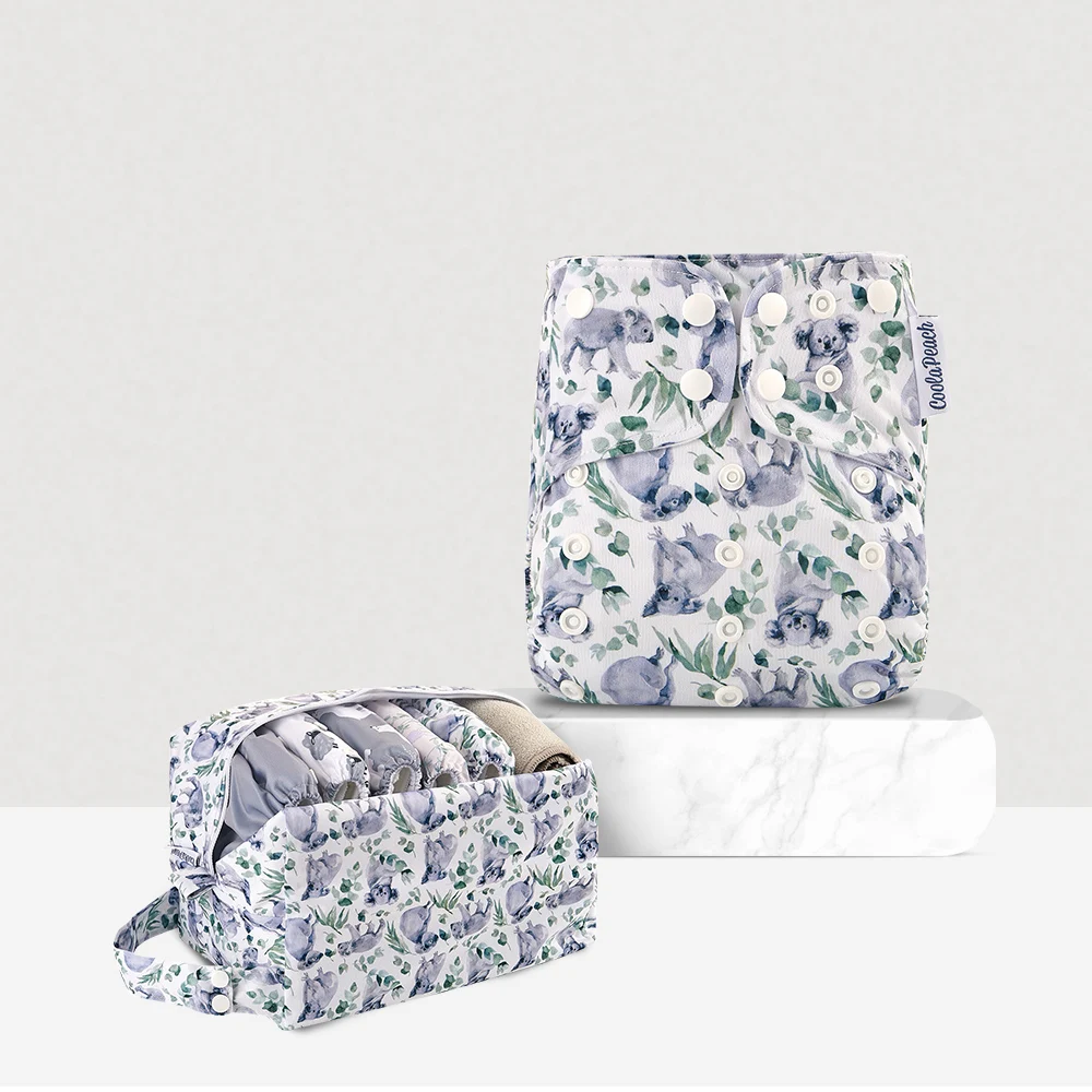 Coola Peach Reusable Nappies One Size with Insert Cloth Diapers Supplier  Washable Baby Cloth Diaper