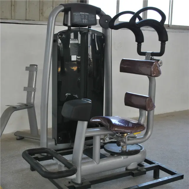 Pin Loaded Strength Abdominal Machine Selectorized Commercial Gym Fitness Equipment Seated Waist Twist Rotary Torso Machine