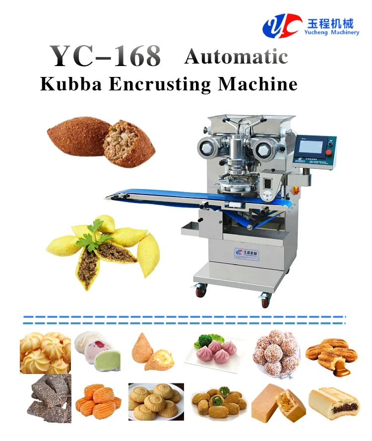 YUCHENG Coxinha Mini Arancini Automatic Mooncake Kubba Machine Kibbehn Encrusting Maker Machine supplier