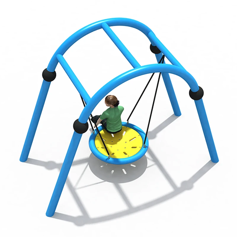 Outdoor Park Large Children's Swing Set, Circular Swing, Outdoor Playground Facilities