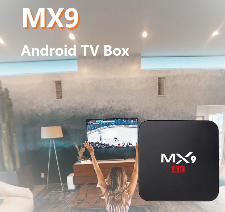 Android 7.1 Rockchip RK3229 Quad-core Smart TV Box Android Tv Box Mx9 Pro KDplayr Streaming Media Player