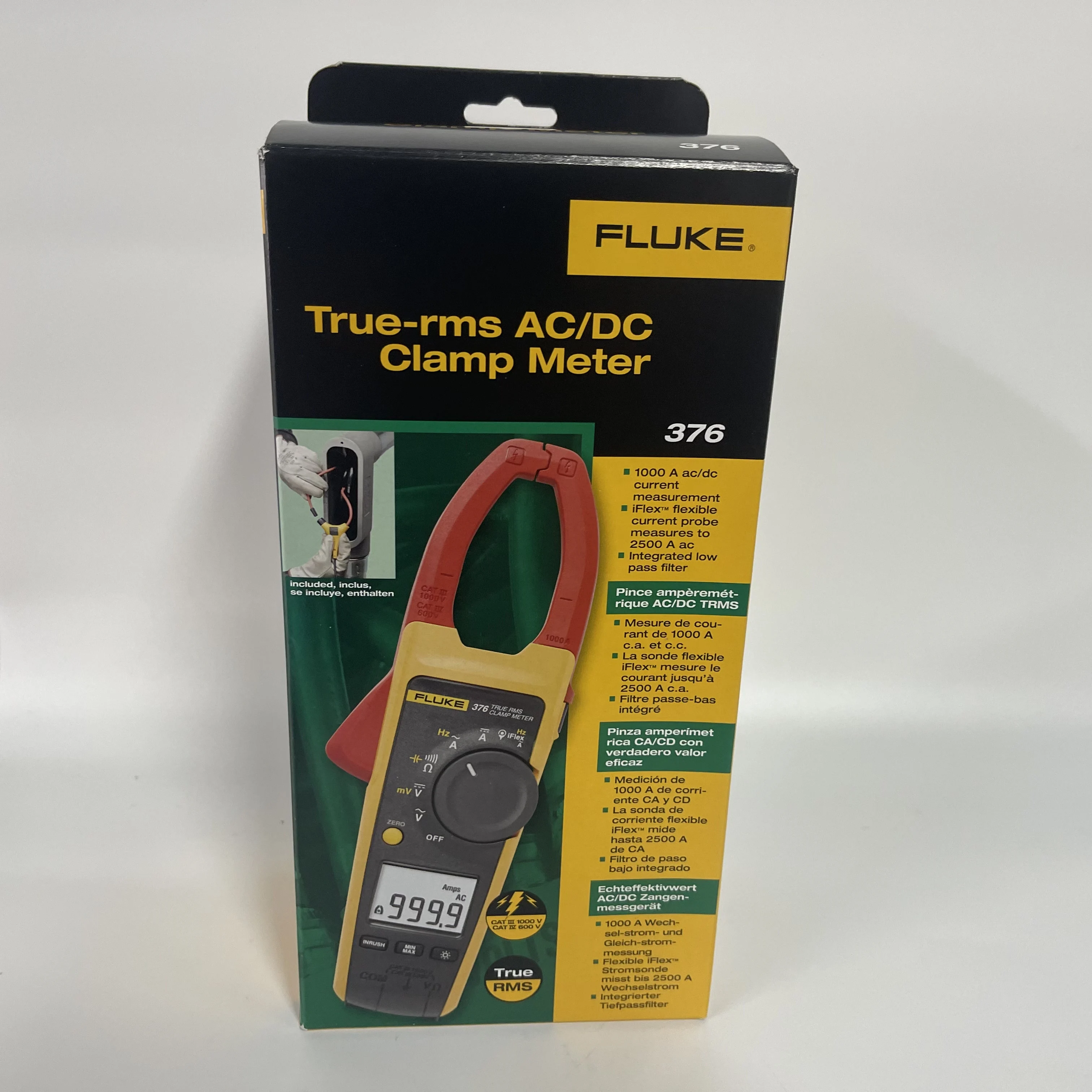FLUKE True-rms AC/DC Clamp Meter 376