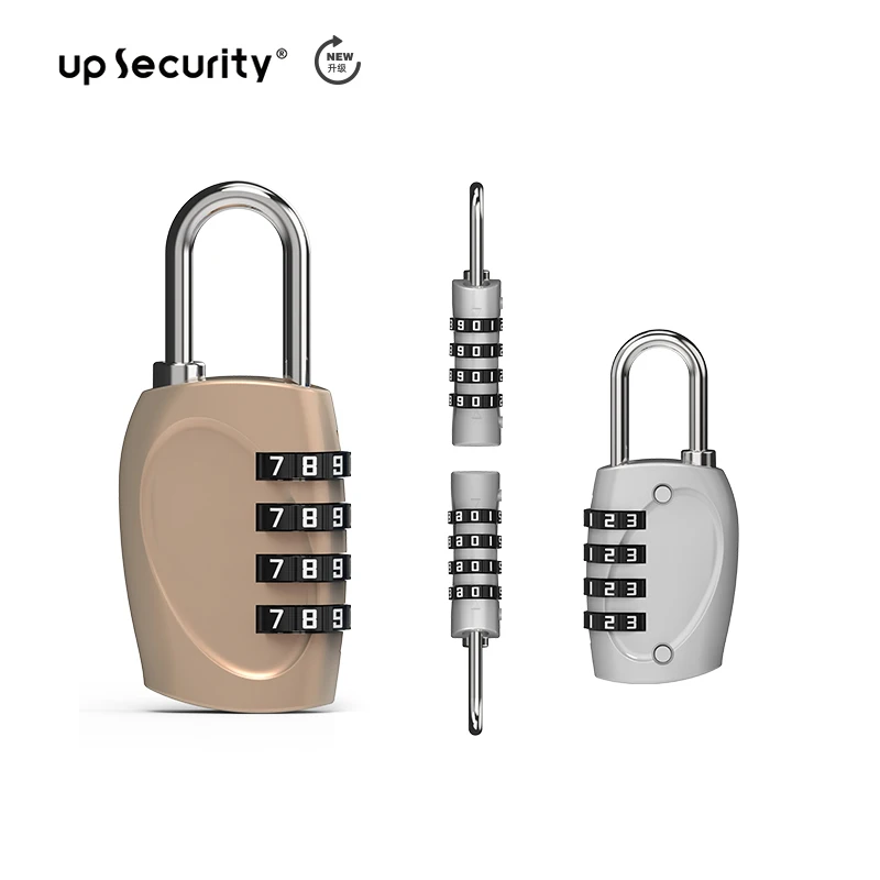 Resettable Combination Lock For Locker Safe Zinc Alloy Code Padlock