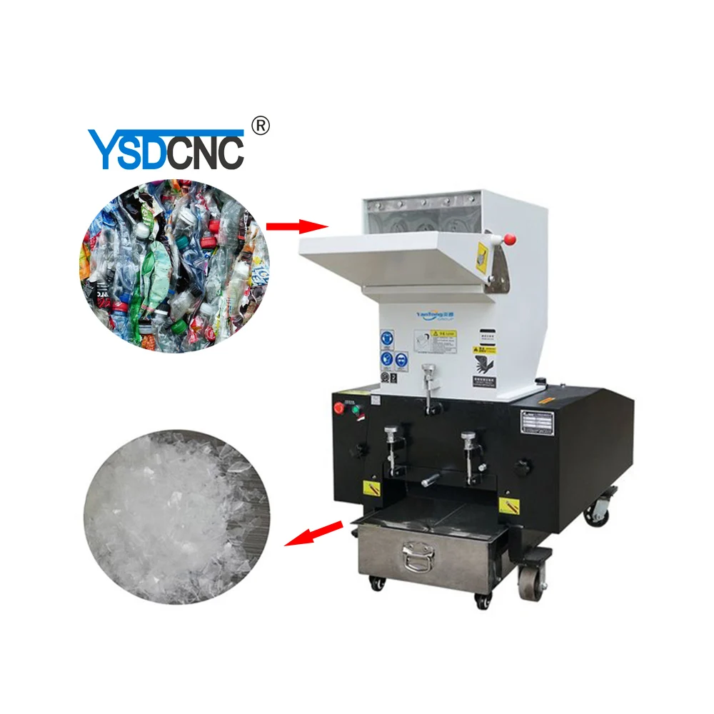 EPS Foam Expanded Polystyrene Styrofoam Plastic Crusher Recycling Machine for Crushing Compressor