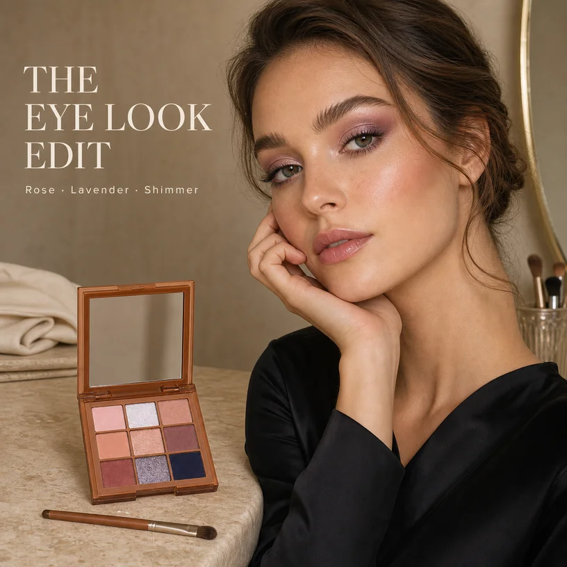 product 9 pan matte shimmer eyeshadow palette with cruelty free formula option wholesale private label cosmetic supplier-7