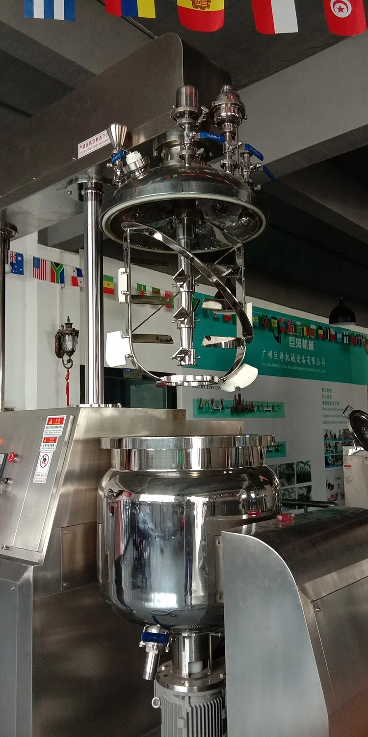
 200 л вакуумный эмульгирующий гомогенизатор, смешивающая машина, оборудование для производства косметики  