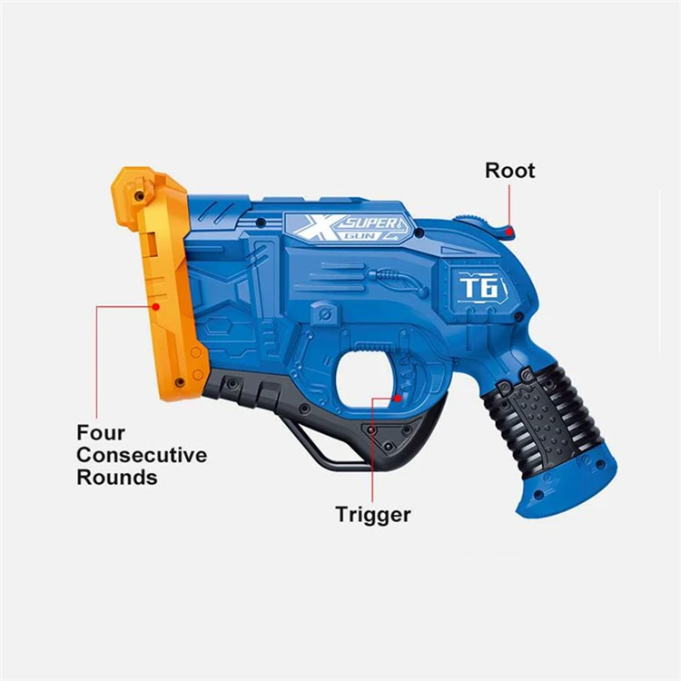 Two Consecutive Rounds Sport Toy Soft Gun Foam Bullet shotgun Guns Toys 2023 Toy Gun Spo for Kids 3+