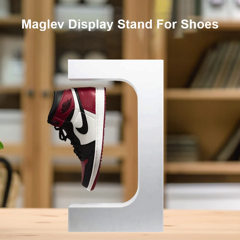 Portable Magnetic Levitating Platform Rotating Shoe Display Levitation Display Floating Shoe Display Levitating Platform