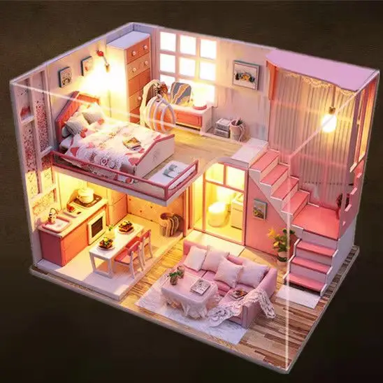 Diy Doll House Model Small Miniature House Model For Fun Buy Diy House Model Doll House Model Real Estate Model Product On Alibaba Com