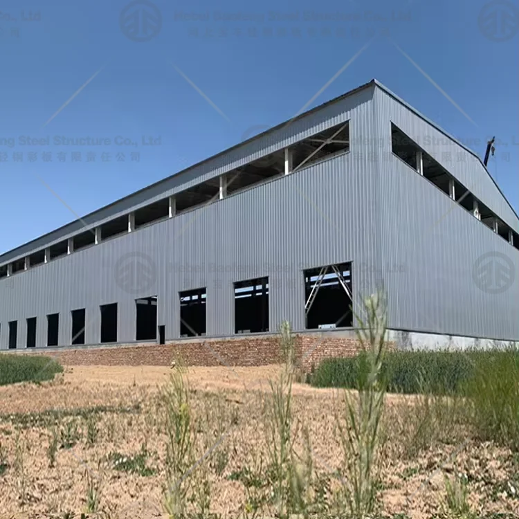 Large Span Steel Frame Prefab Workshop Shed Warehouse for Sale