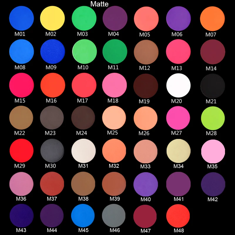 Косметика, рассыпчатые тени для век, одноцветные тени для век, сделайте свой собственный бренд, палитра теней для век