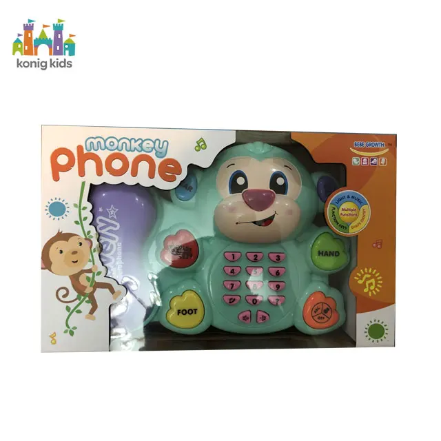 Konig Kids Plastic Musical Telephone Educational Toy for 0-6 Months Babies